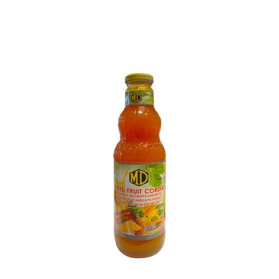 MD Mixed Fruit Cordial 750ml "මික්ස් ෆෘට් කෝඩියල්"