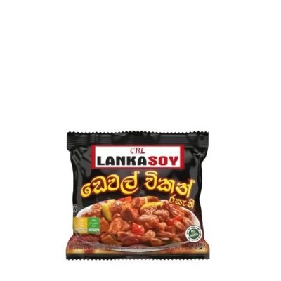 lankasoy devilled chicken flavour soya 90g